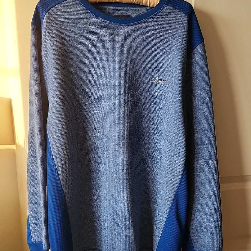 Greg Norman Collection Blue Crewneck Sweatshirt